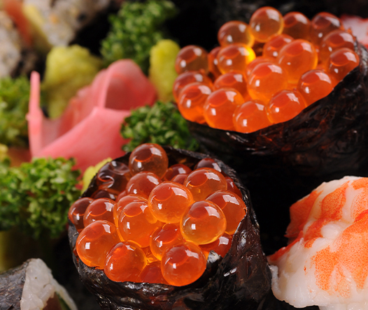 sushi nigiri de atún