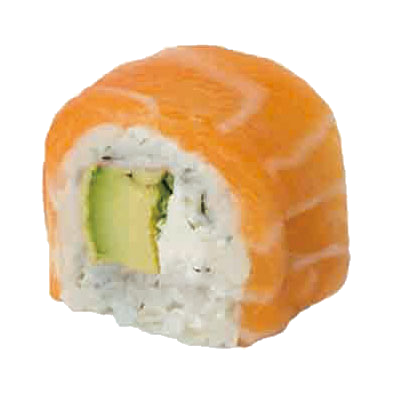 Rollo Salmón Aguacate queso